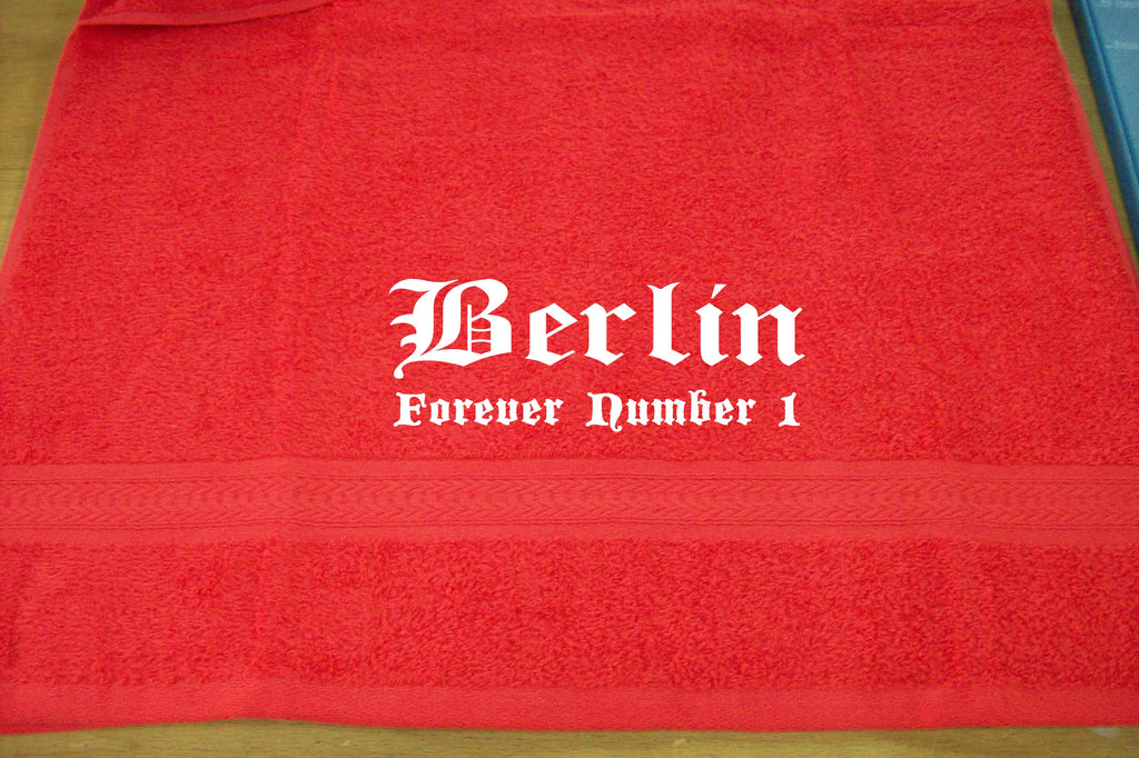 Berlin - Forever Number 1; Städte Handtuch