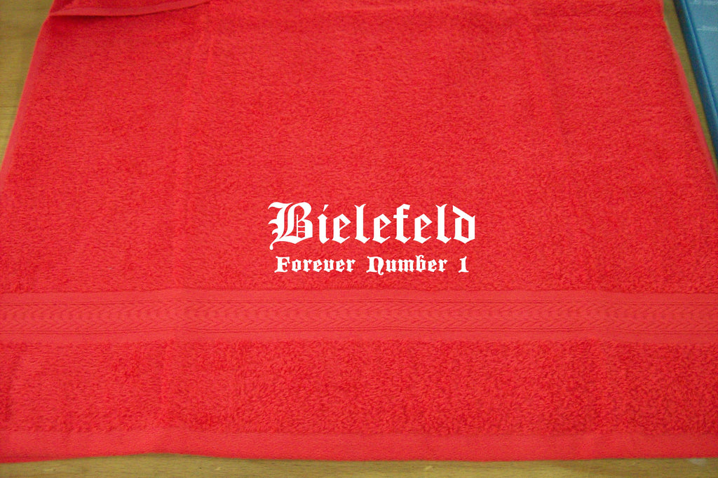 Bielefeld - Forever Number 1; Städte Badetuch