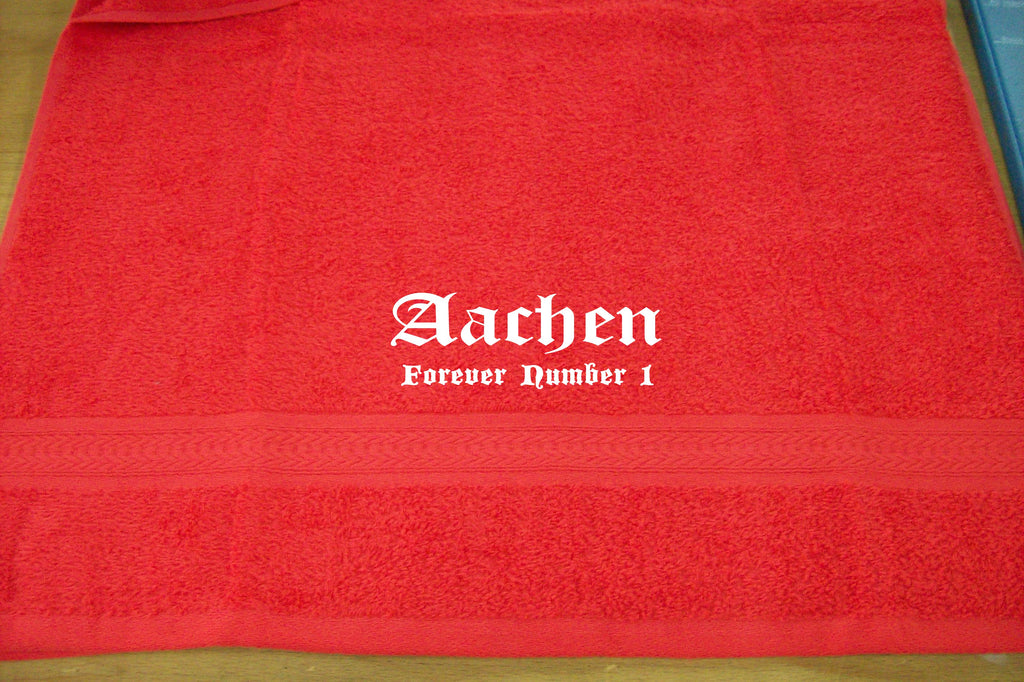 Aachen - Forever Number 1; Städte Badetuch