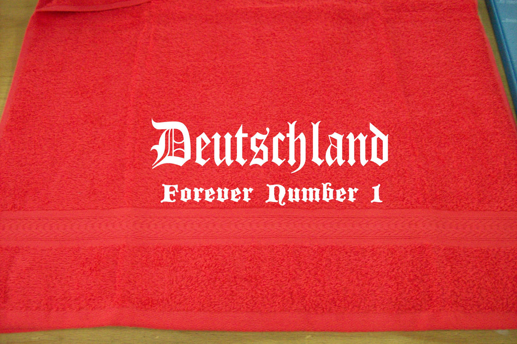 Deutschland - Forever Number 1; Städte Handtuch
