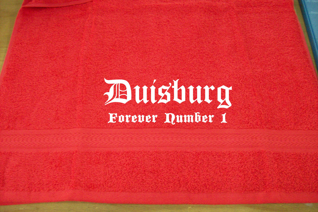 Duisburg - Forever Number 1; Städte Handtuch