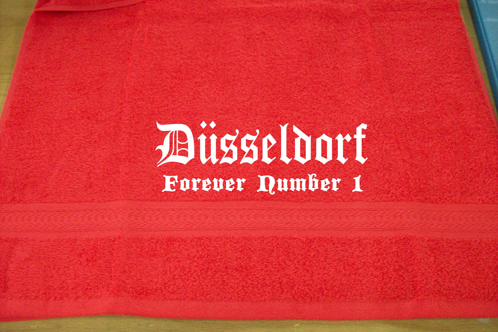 Düsseldorf - Forever Number 1; Städte Handtuch