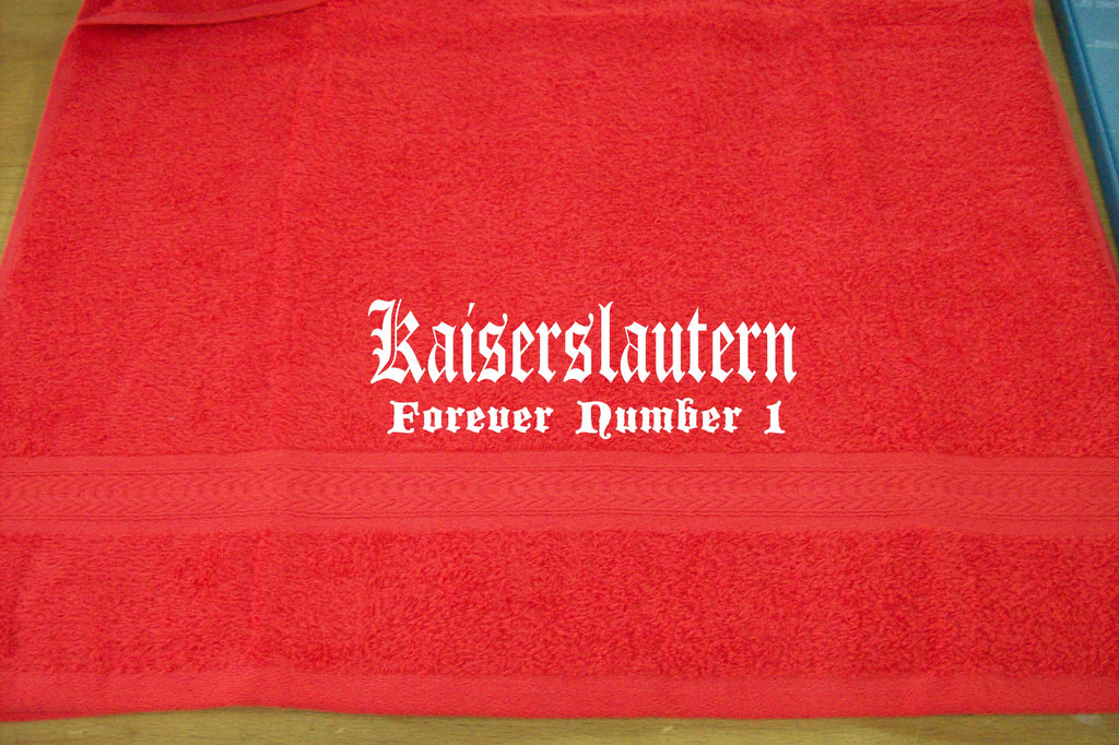 Kaiserslautern - Forever Number 1; Städte Handtuch